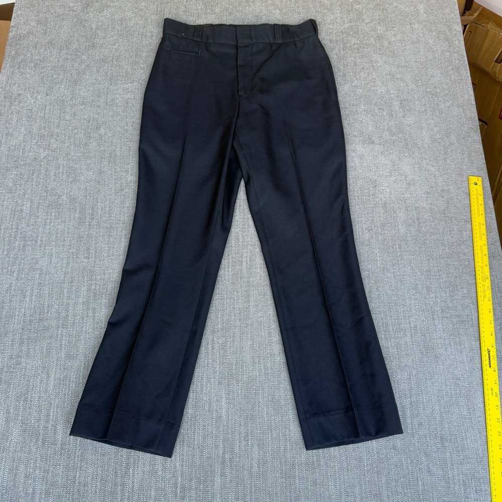 Horace Small Uniform Security Work Police Pants Mens 33 Black Capitol Deluxe